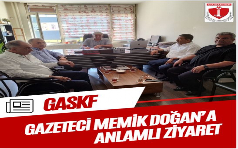ASKF Heyetinden Gazeteci Memik Doğan’a Anlamlı Ziyaret