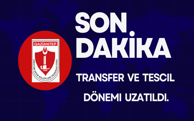 Transfer ve Tescil Dönemi Uzatıldı.